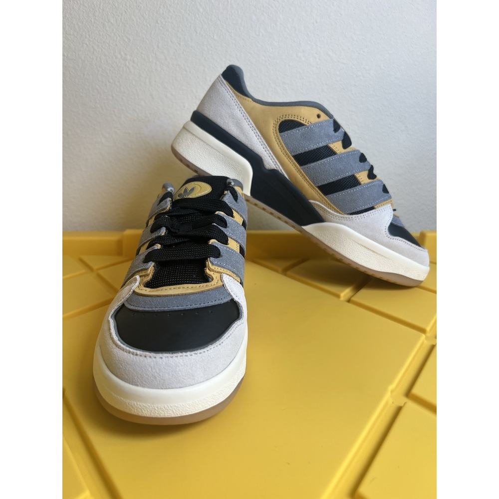 adidas mens Forum2000 JS3158 Shoes Core Black / Oat / Off White Size M 10.5